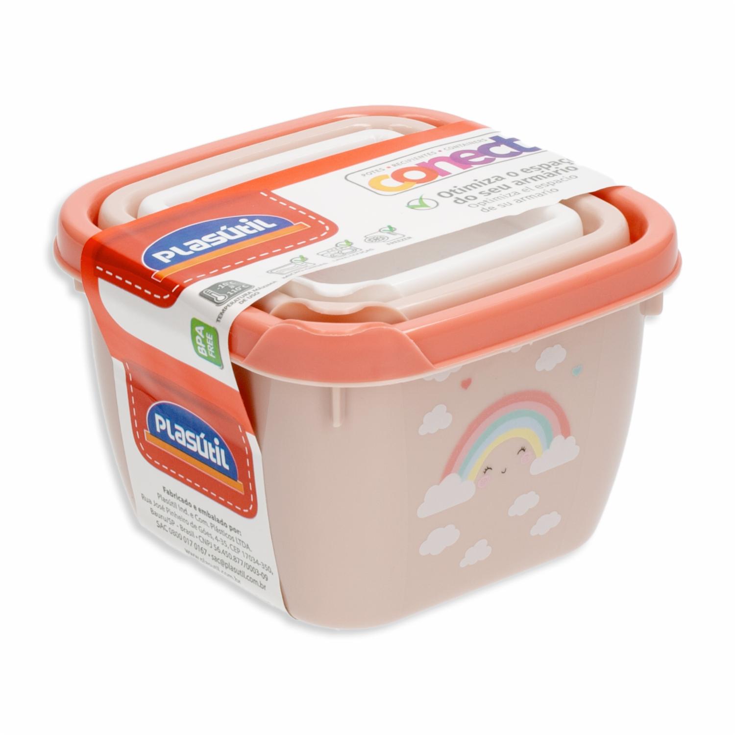 Set Reposteros Diseño Arco Iris PLASÚTIL 3 Piezas - Imagen 4