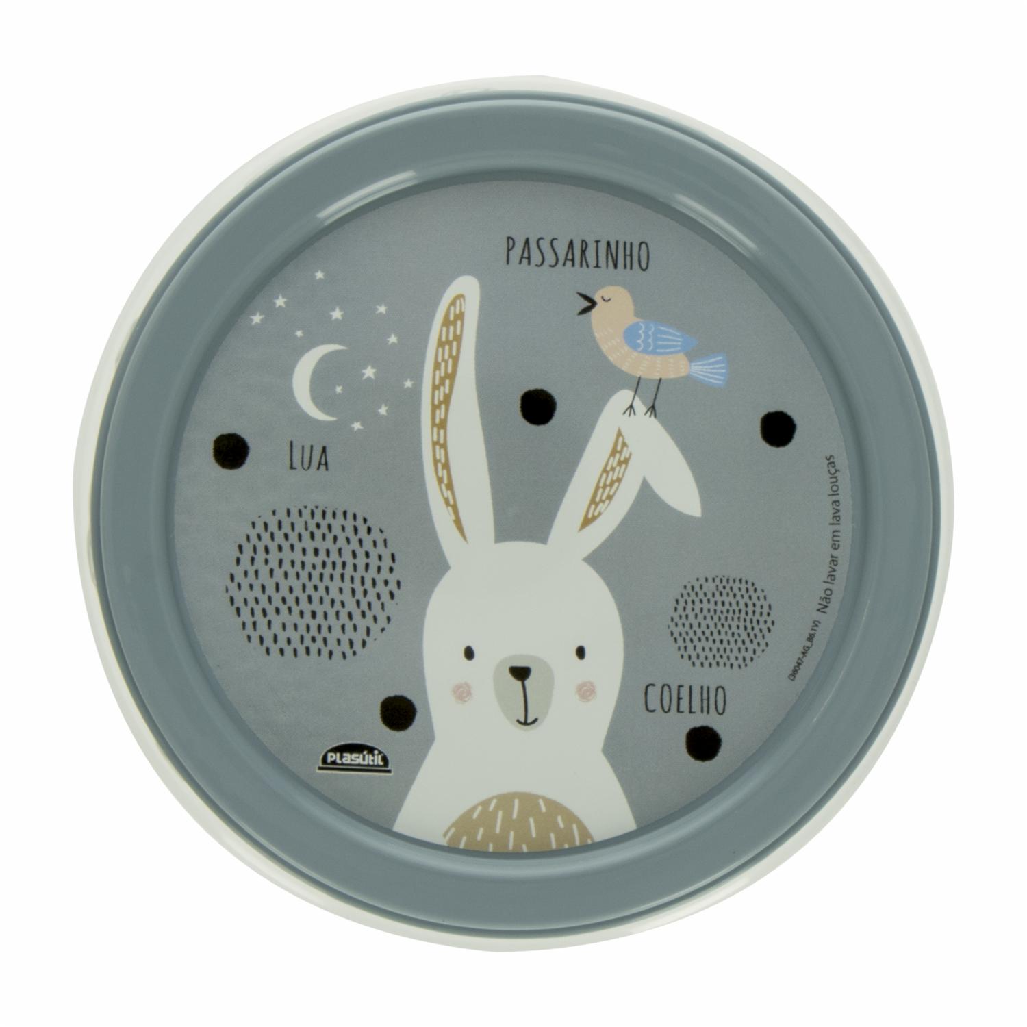 Repostero Con Tapa Rosca Diseño Conejo PLASÚTIL 390 Ml - Imagen 2