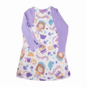 Conjunto Blusa Manga Larga Y Vestido Beige KAMYLUS