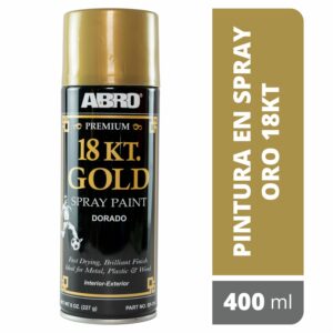Spray De Pintura Oro 227Gr ABRO Unidad