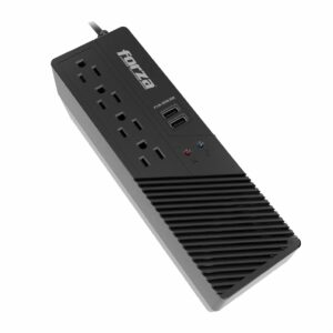Regulador De Voltaje 1000VA 500W 4 salidas AC ? 2 USB FORZA 115 V
