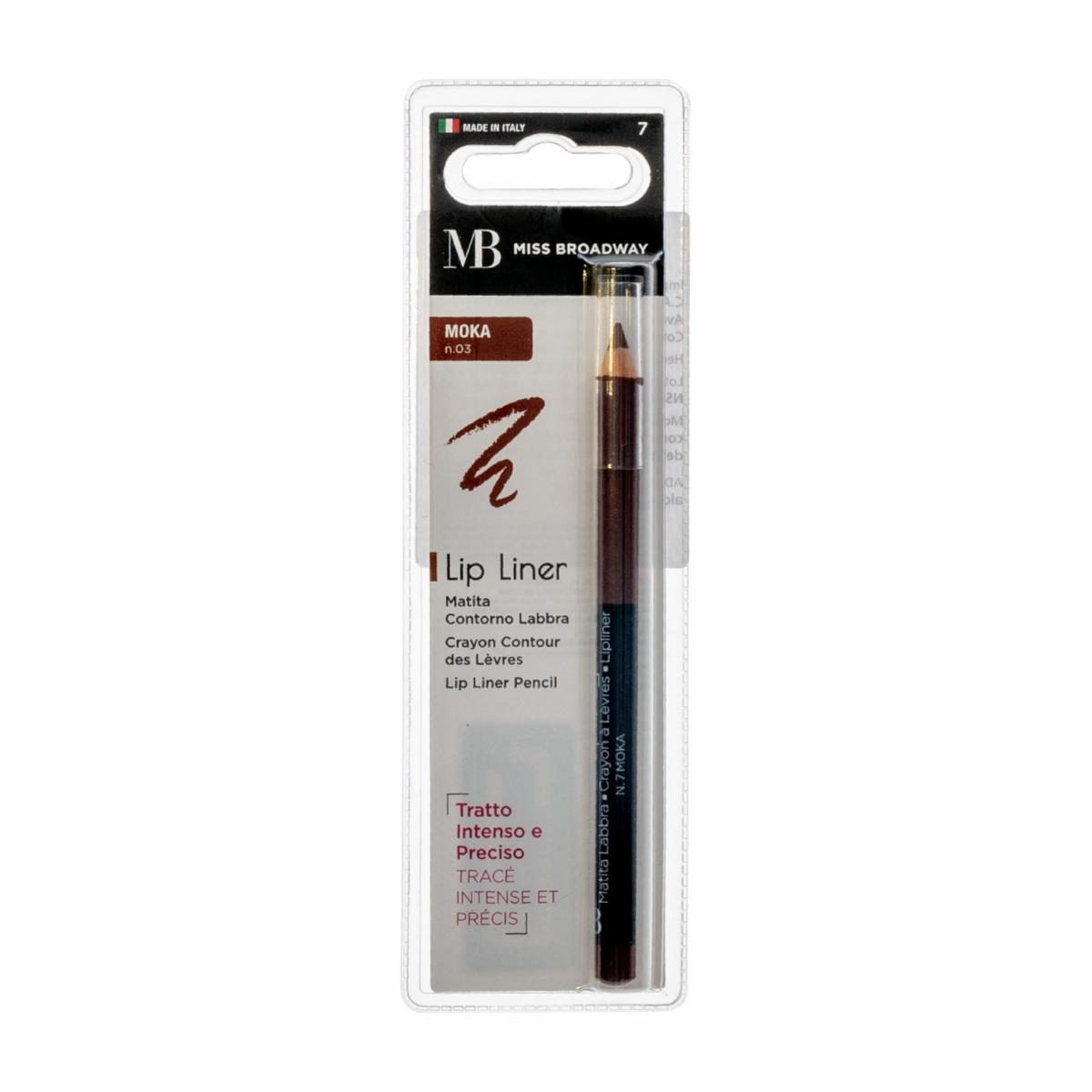 Delineador De Labios Tono Moka MISS BROADWAY Unidad