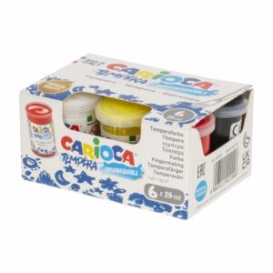 Temperas Lavables CARIOCA 6 x 25 Ml