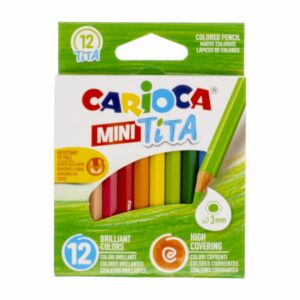 Lapices De Colores Mini Colores Brillantes CARIOCA X 12 Uds