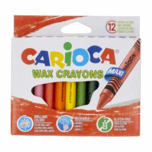 Crayones Maxi Wax CARIOCA 1x12 Uds