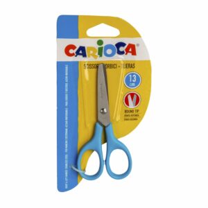 Tijera Escolar Punta Redonda CARIOCA 13 Cm