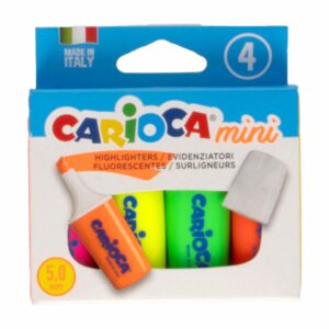 Resaltadores Mini CARIOCA X 4 Uds