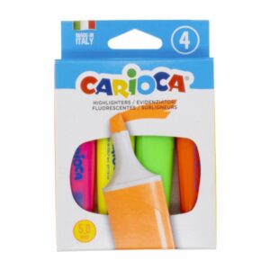 Resaltadores Neon CARIOCA X 4 Uds