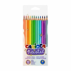 Lápices De Colores Pasteles CARIOCA X12Uds