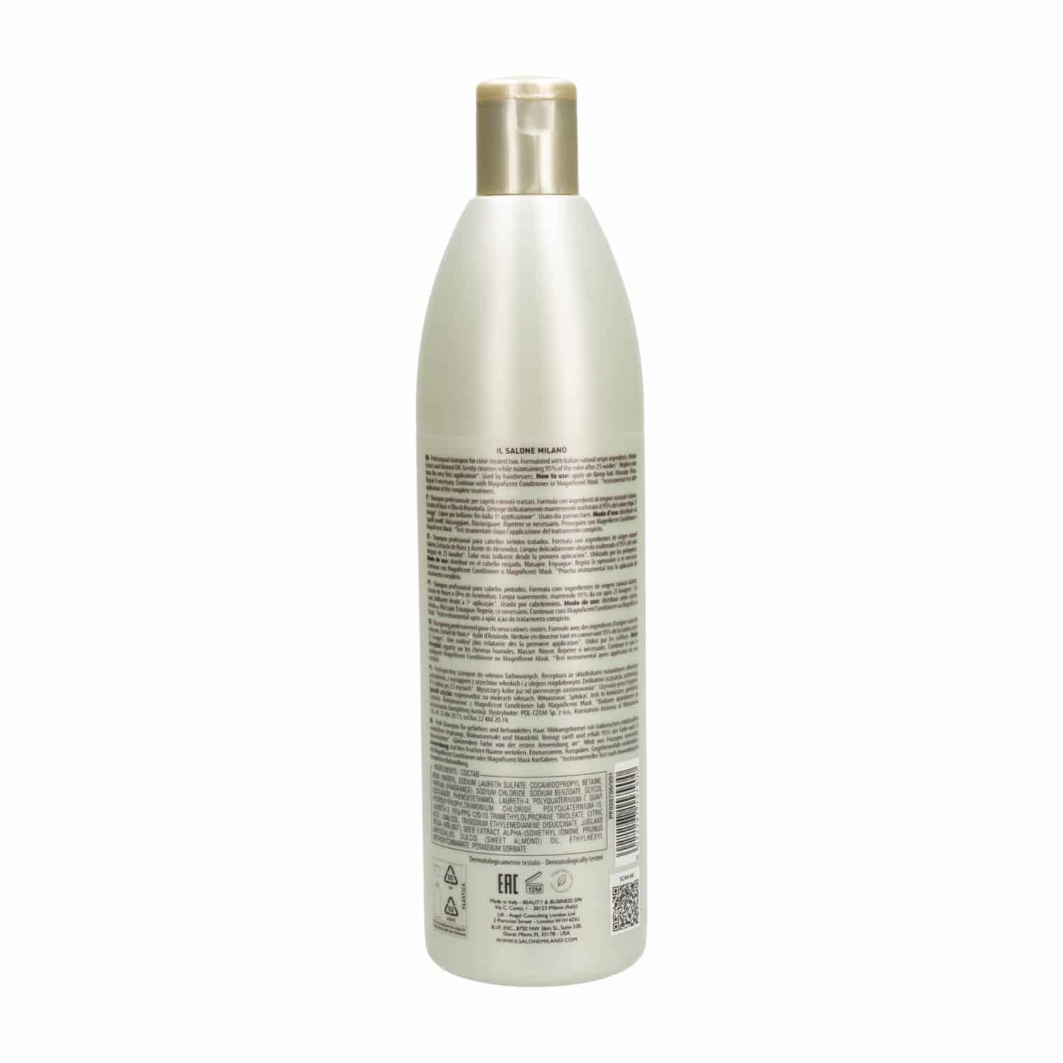 Shampoo De Cabello Magnificent IL SALONE MILANO 500 Ml - Imagen 2
