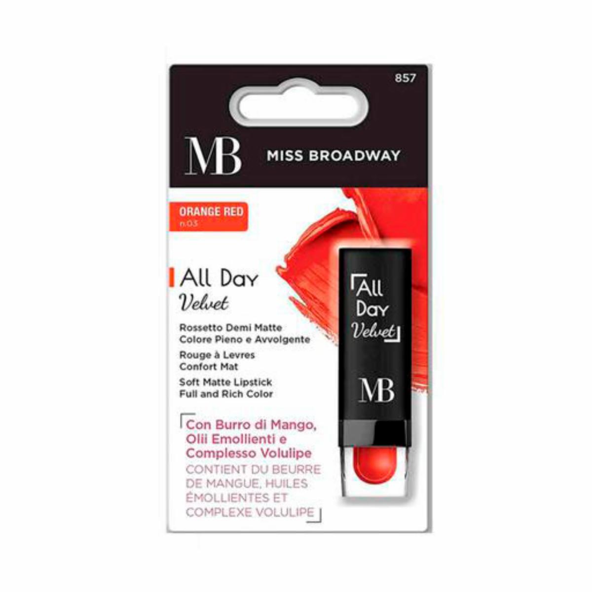 Labial En Barra All Day Velvet Matte Negro Con Rojo MAYBELLINE NEW YORK 15 Gr