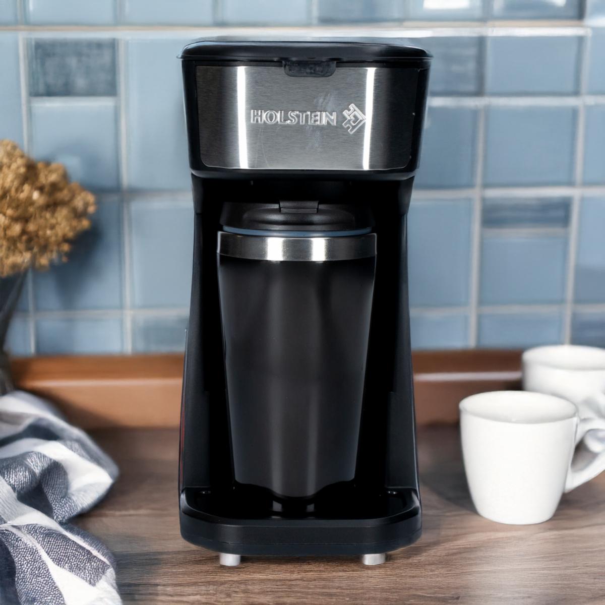 Cafetera Eléctrica Personal HH-09101050B HOLSTEIN 1 Taza