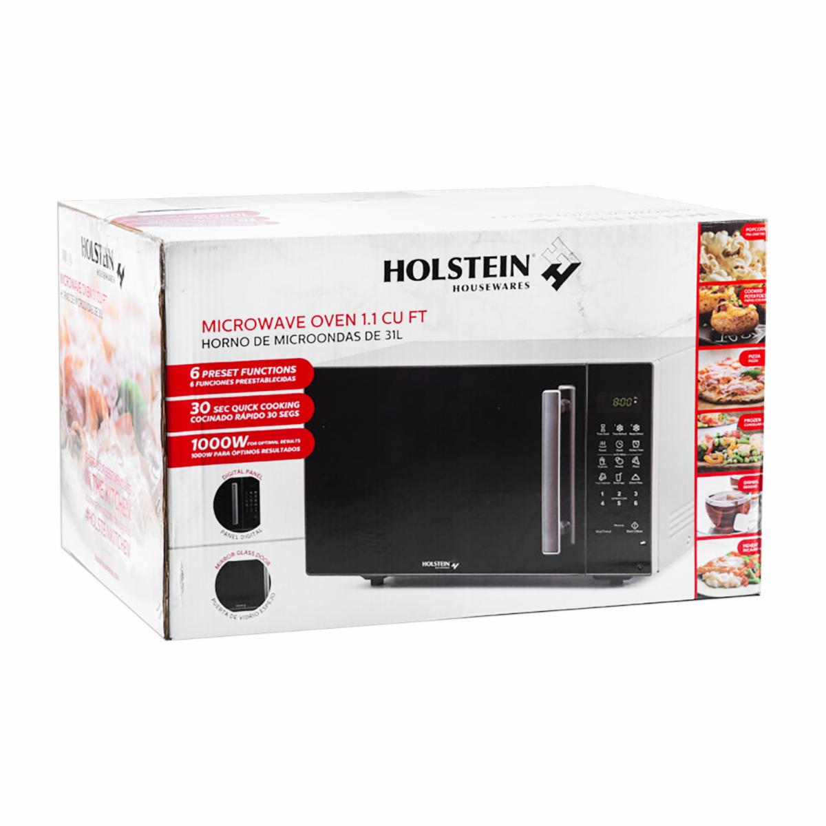 Microondas 1000 Watts HH-09234003S HOLSTEIN 31 Litros