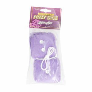 Dados Decorativos Para Auto Color Viloleta Y Blanco MAJIC Unidad