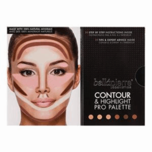 Contorno De Maquillaje E Iluminador Paleta En Polvo BELLÁPIERRE COSMETICS Unidad