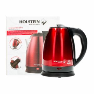 Tetera Eléctrica Rojo Metal HOLSTEIN 1.8 lt