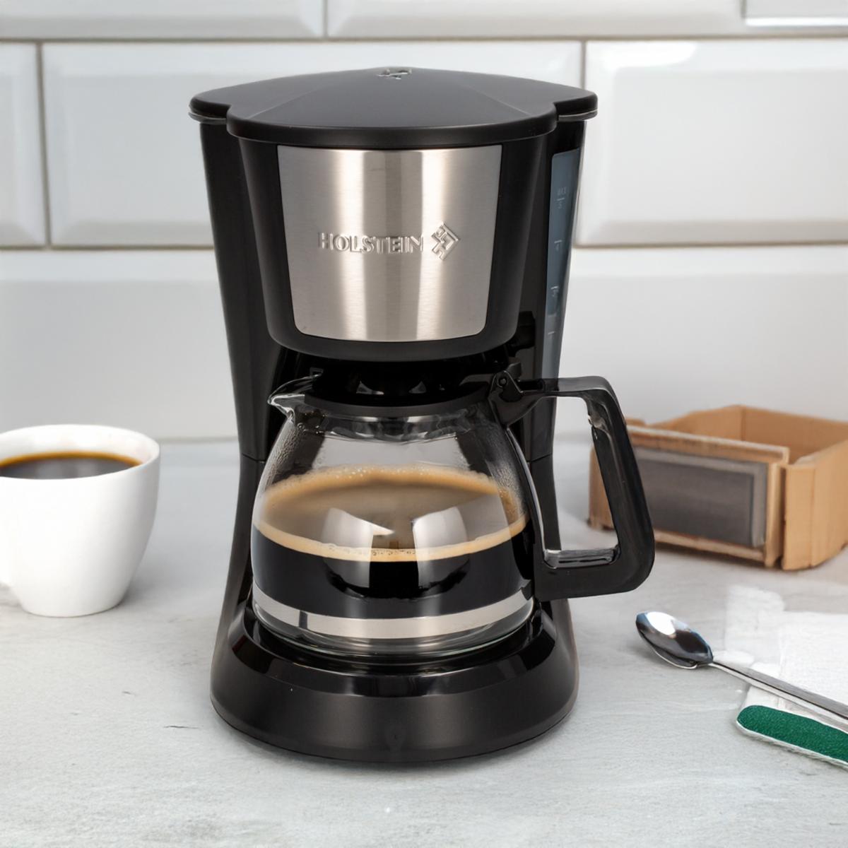 Cafetera Eléctrica 5 Tazas HH-0914701B HOLSTEIN 5 Tazas