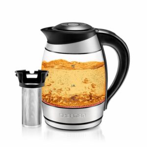 Hervidor De Agua Eléctrico De Vidrio CHEFMAN 1.8 Litros