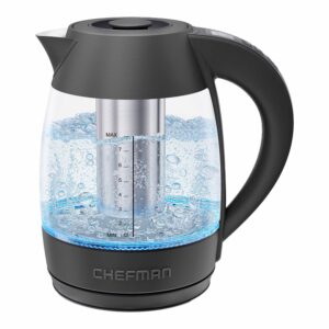 Hervidor De Agua Eléctrico De Vidrio CHEFMAN 8 Tazas