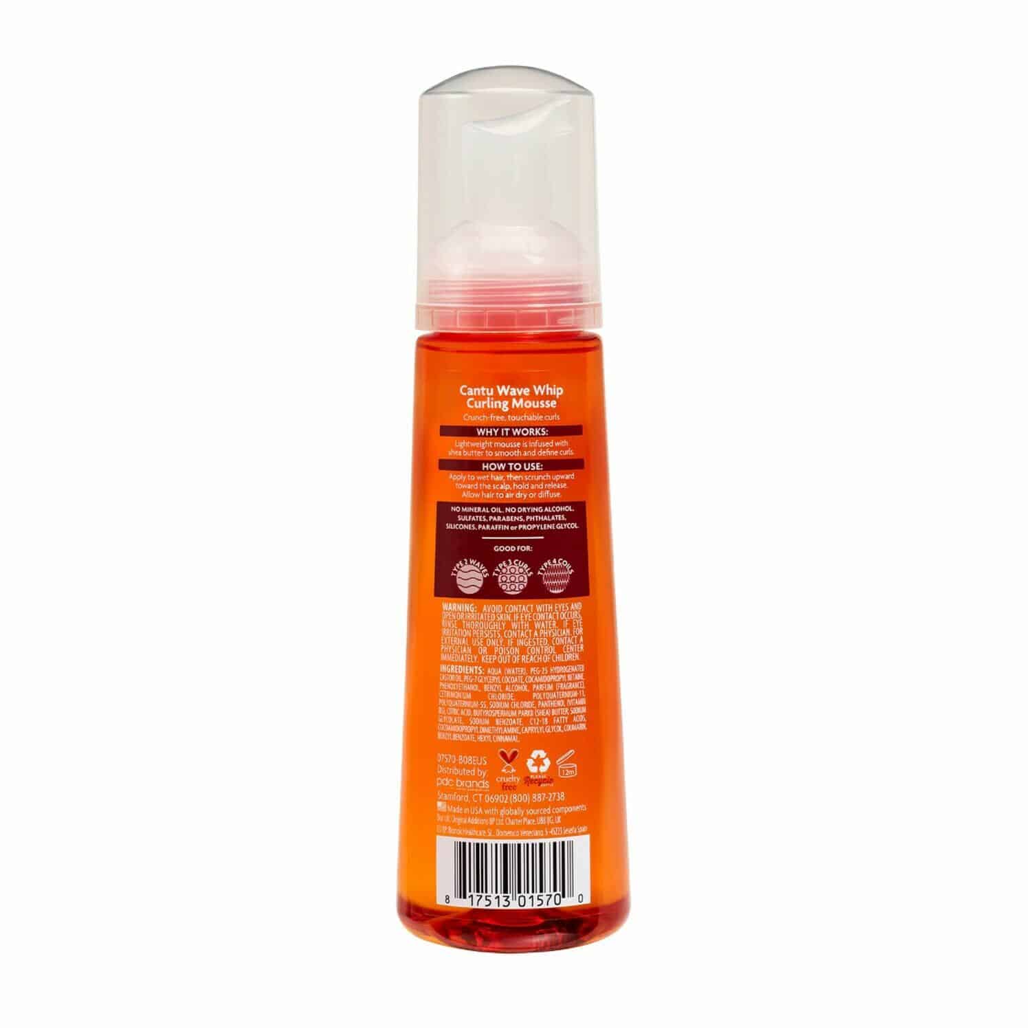 Mousse Control Frizz CANTU 248 Ml - Imagen 2