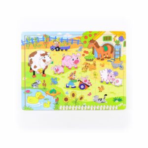 Rompecabezas En La Granja TOP BRIGHT 35 Piezas
