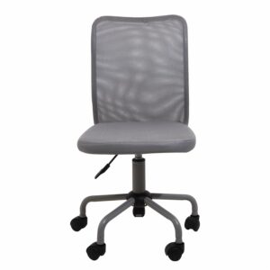 Silla De Oficina Altura Regulable Gris SOPAI FURNITURE Textil