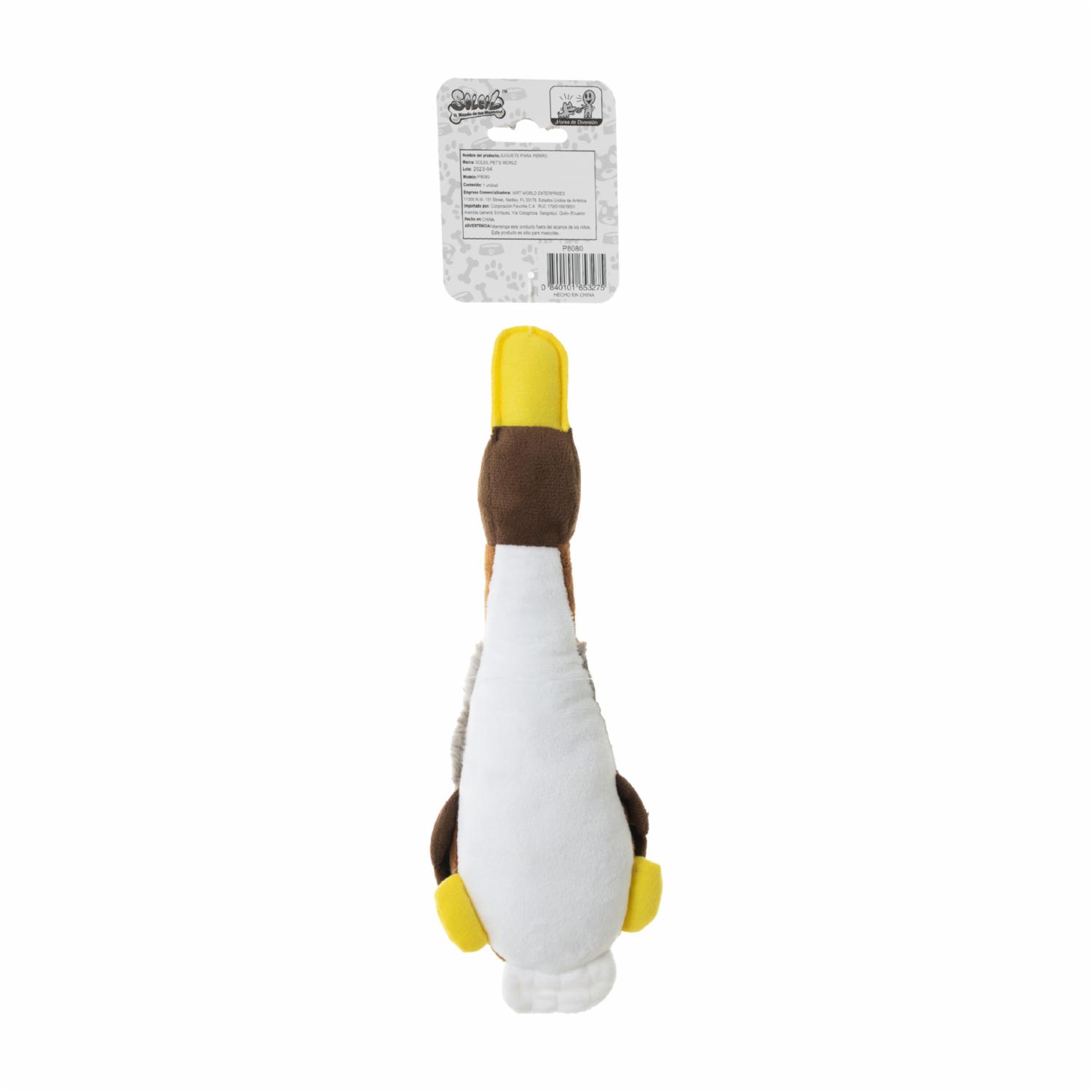 Juguete Para Mascota Diseño Plush Duck SOLEIL Unidad