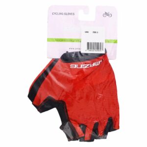 Guante De Bicicleta Rojo Negro AMAZING PEQUENOS