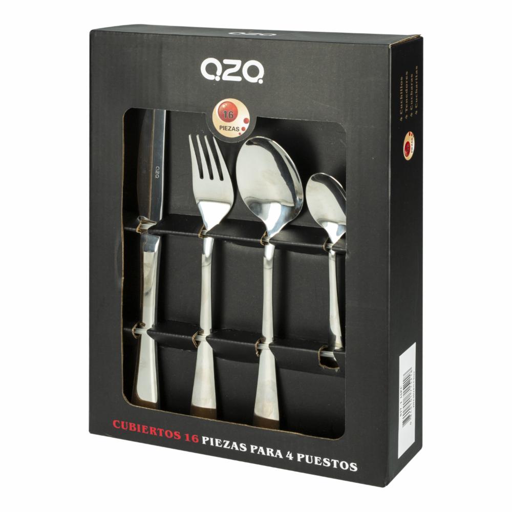Juego De Cubiertos Diseño Gift Box 4 Puestos QZQ 16 Piezas - Imagen 2