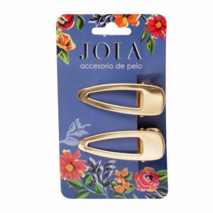 Vincha De Clip Pequeña HAIR WITH FLAIR Color Dorado, 2 Unidades