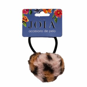Moño Felpa Animal Print HAIR WITH FLAIR Unidad