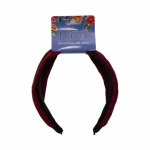 Diadema Tipo Banda Vino Tinto HAIR WITH FLAIR LonGitud Perfecta