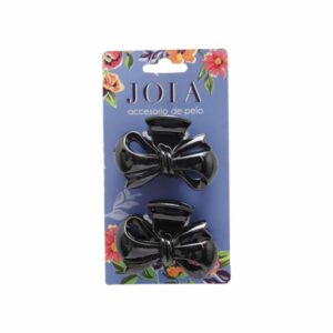 Gancho Gancho Diseño Lazo Negro X2 HAIR WITH FLAIR Paquete