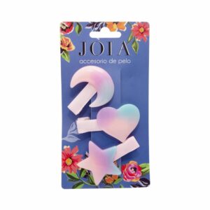 Vincha De Niña Luna, Corazón Y Estrellas HAIR WITH FLAIR Diseño De Luna, Corazón Y Estrellas Por 3 Unidades