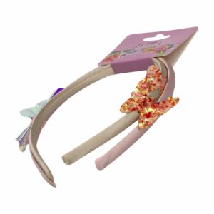 Diadema De Niña Diseño Mariposa HAIR WITH FLAIR Longitud Perfecta X 2 Unidades