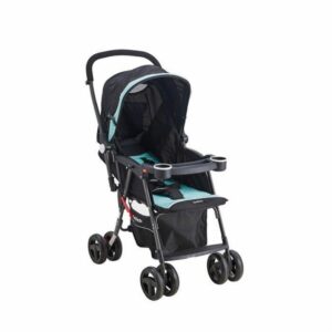 Coche Manubrio Reversible Verde Gris PEKE 76 x 45 x 98 Cm