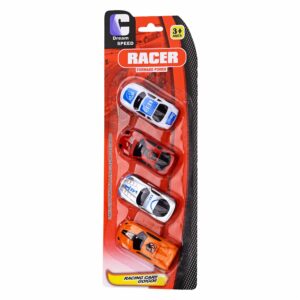 Set De 5 Vehículos Básicos RACER Colores Surtidos