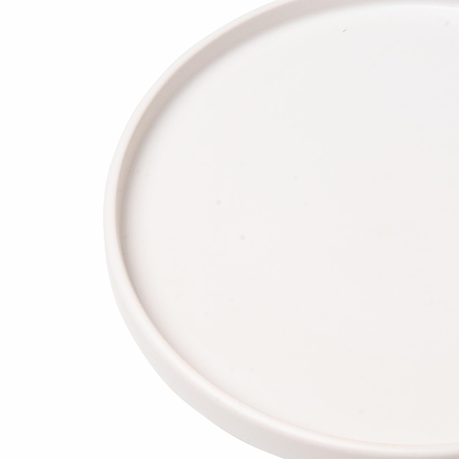 Plato Tendido Blanco Mate KERAMIKA 27 Cm