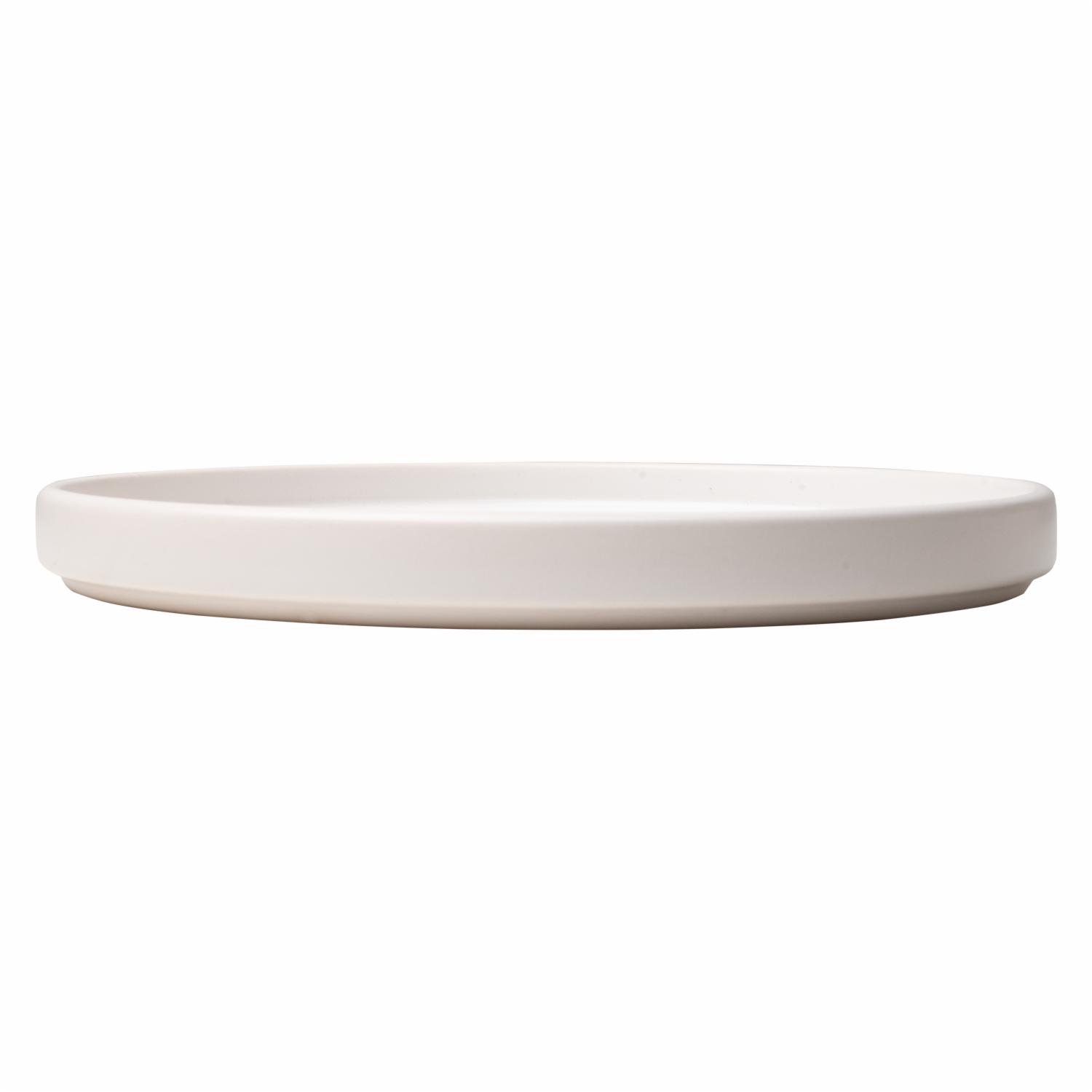 Plato Tendido Blanco Mate KERAMIKA 27 Cm