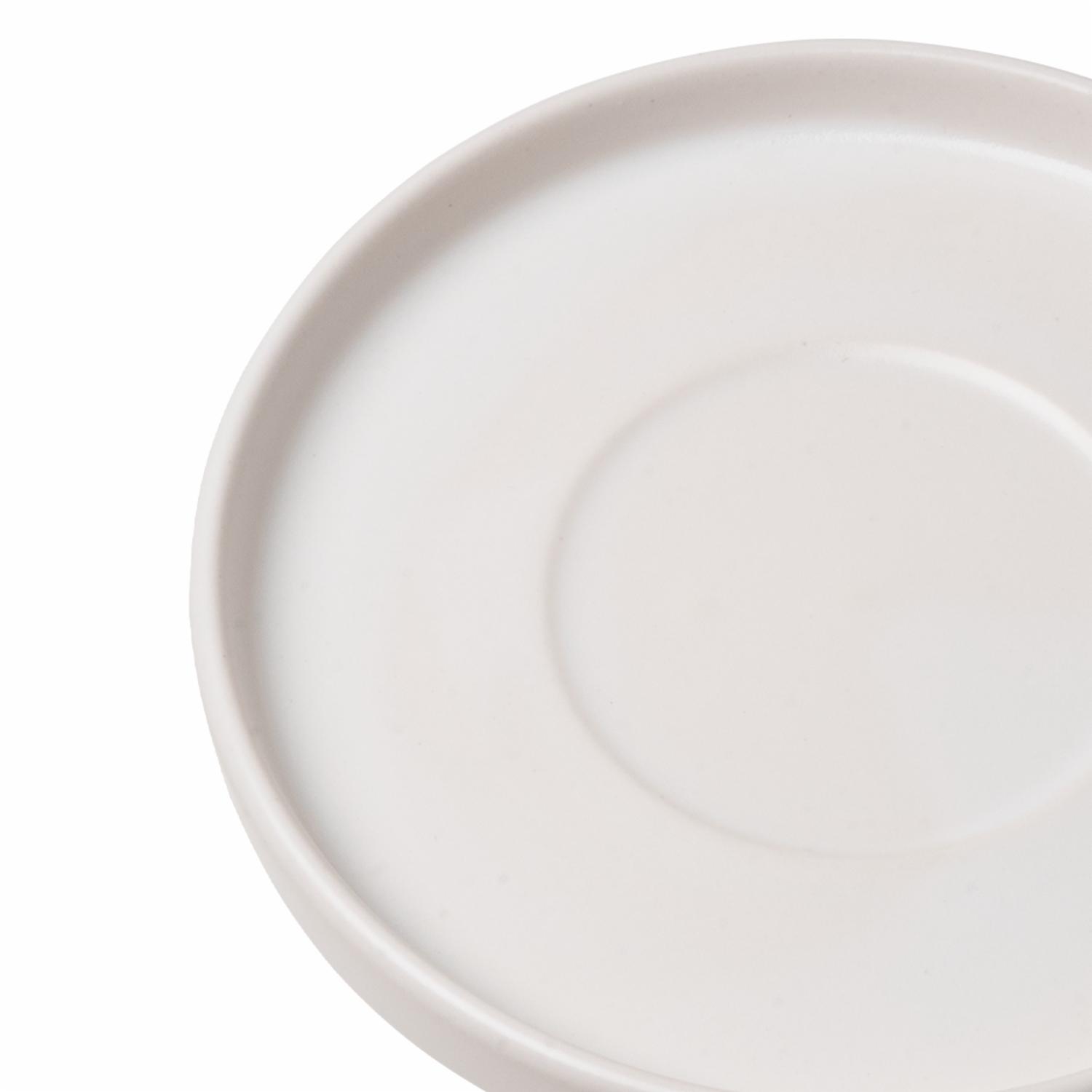 Plato Para Taza Blanco Mate KERAMIKA 14 Cm