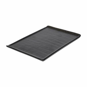 Bandeja De Mesa Diseño New Age Color Negro KERAMIKA Unidad