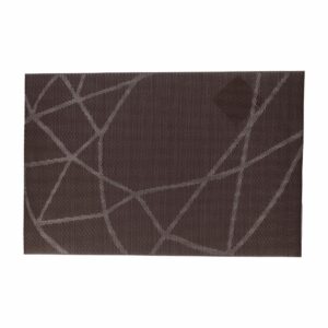 Individual Negro Con Líneas FREE HOME 45 X 30 Cm