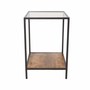 Mesa Lateral De Hierro Y Madera FREE HOME Unidad