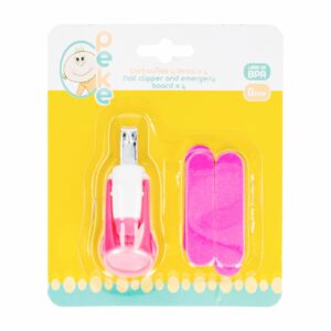 Set Cuidado De Uñas Limas Y Cortaúñas Rosa PEKE Unidad
