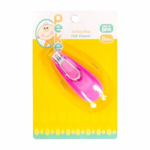 Cortaúñas Para Bebés Color Rosado PEKE 0M +