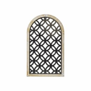 Cuadro Metálico Tipo Ventana Arabescos FUZHOU 60 X 100 CM