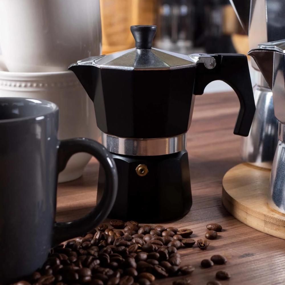 Cafetera Negra ZHEJIANG SEECIN 3 Tazas - Imagen 4