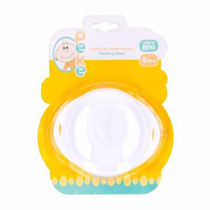 Set Infantil Plato Con Tapa Y Ventosa En Color Rosa PEKE Unidad