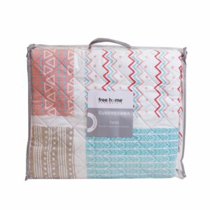 Cubrecama Patchwork FREE HOME 1 Plaza Y 1/2