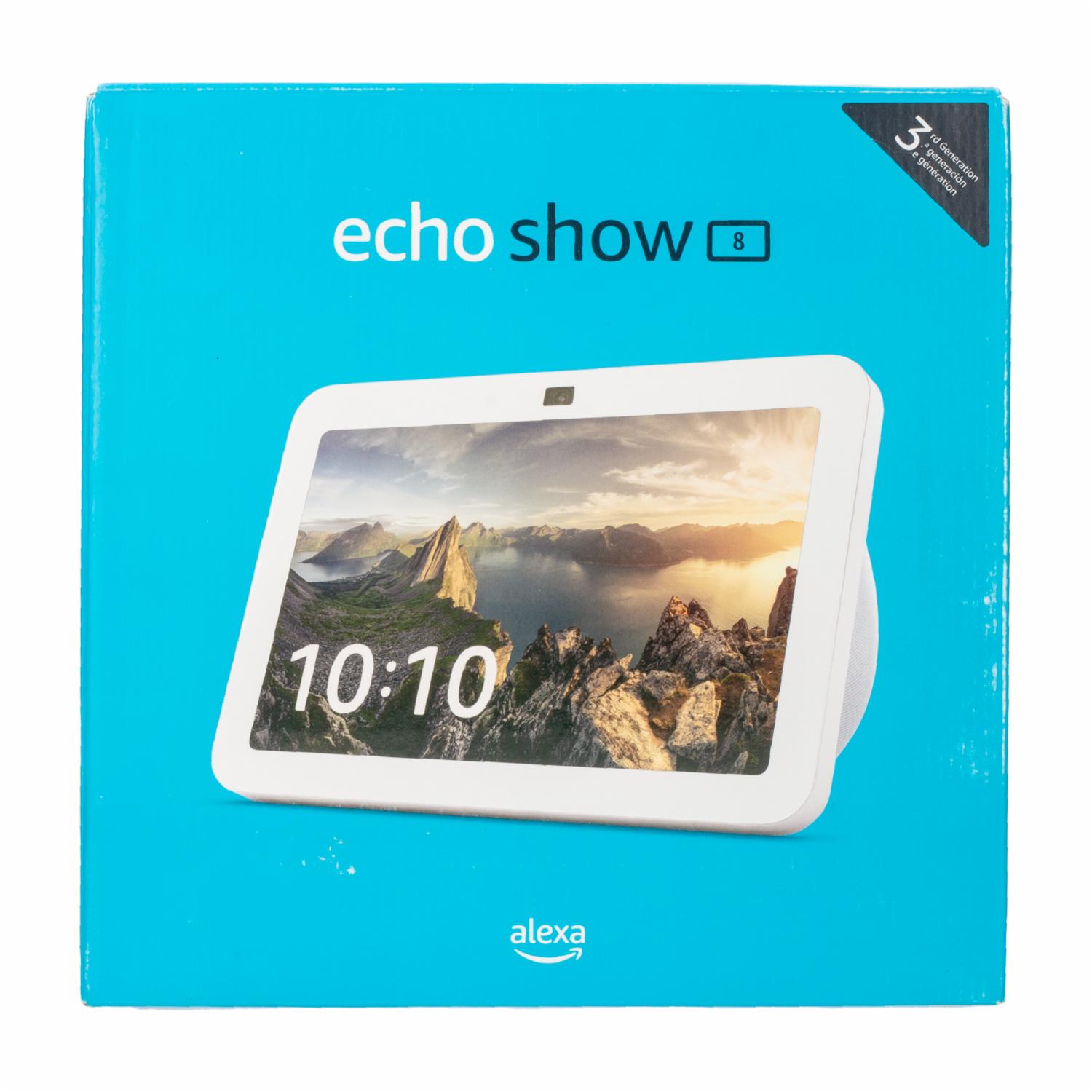 Echo Show 8 Glacier White Alexa AMAZON 3ra Generación